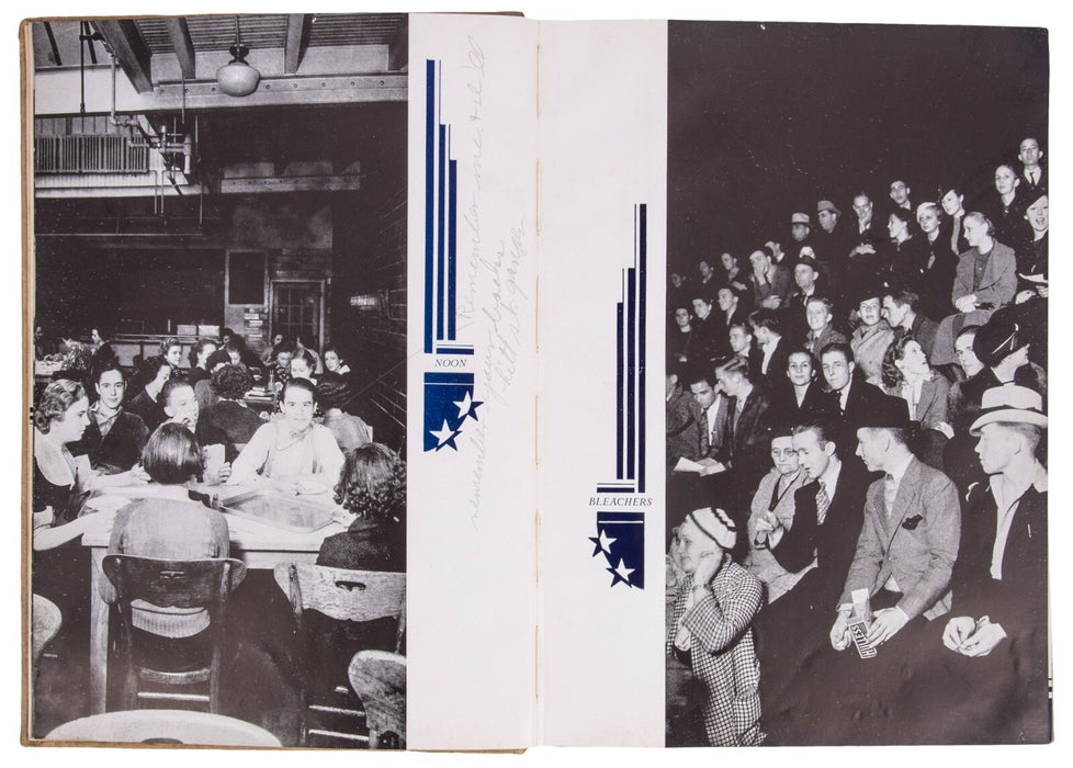 Sam Walton Signed 1936 High School Yearbook Walmart Owner Beckett & JSA COA