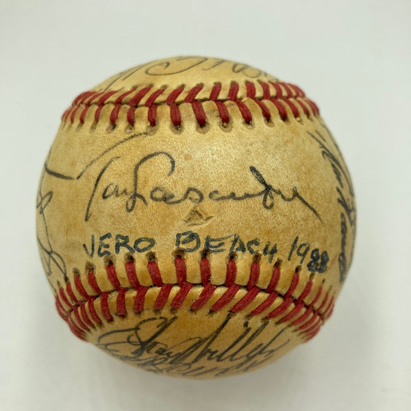 1988 Los Angeles Dodgers World Series Champs Team Signed Baseball JSA COA