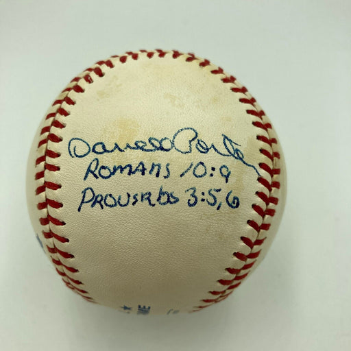 Darrell Porter Signed Inscribed Official 1980 All Star Game Baseball JSA COA