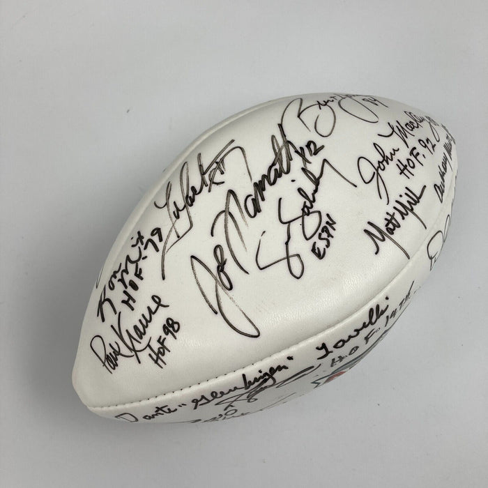 Joe Namath & Wayne Gretzky Super Bowl XXXIV Multi Signed Football JSA COA