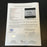 Rare Trevor Hoffman Signed 300th Save Ticket August 15, 2001 With JSA COA