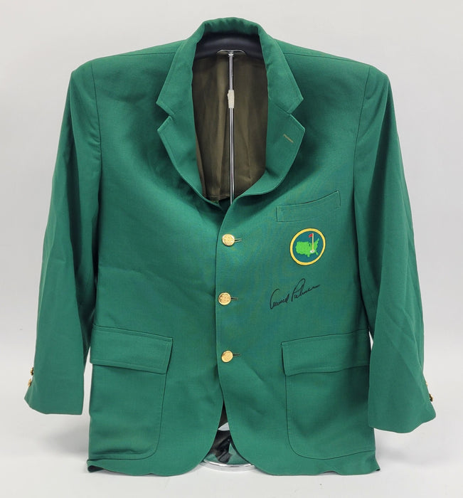 Arnold Palmer Signed Green Golf Jacket The Masters PGA PSA DNA JSA Beckett COA