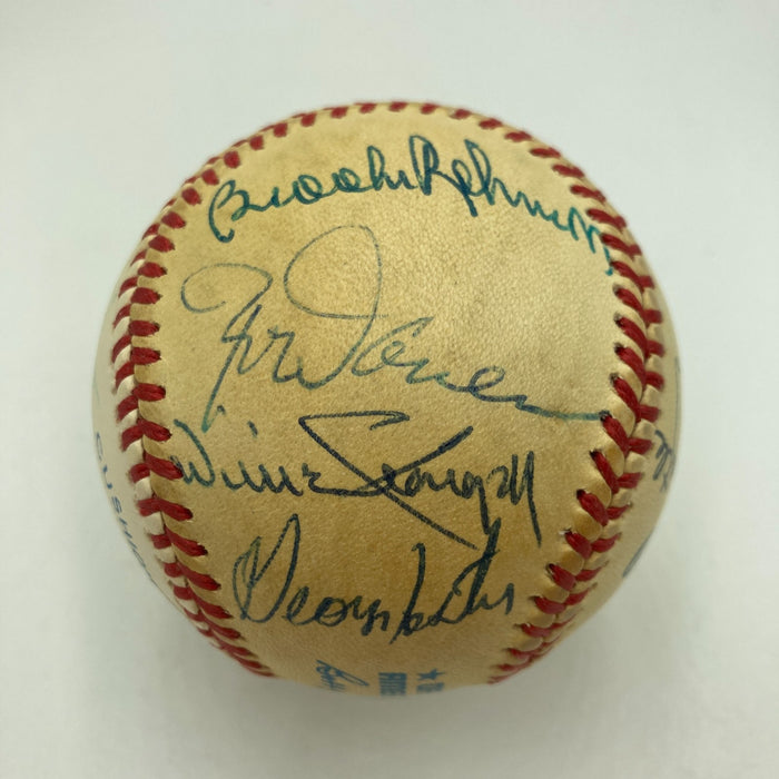 Mickey Mantle & Ted Williams Hall Of Fame Multi Signed Baseball JSA COA