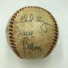 Ernie Banks Ron Santo Billy Williams Chicago Cubs Legends Signed Baseball JSA