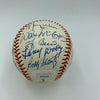 Willie Mays 70th Birthday Signed Baseball Hank Aaron Ernie Banks Stan Musial JSA