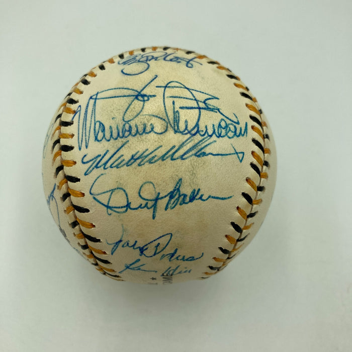 1994 All Star Game National League Team Signed Baseball Barry Bonds PSA DNA COA