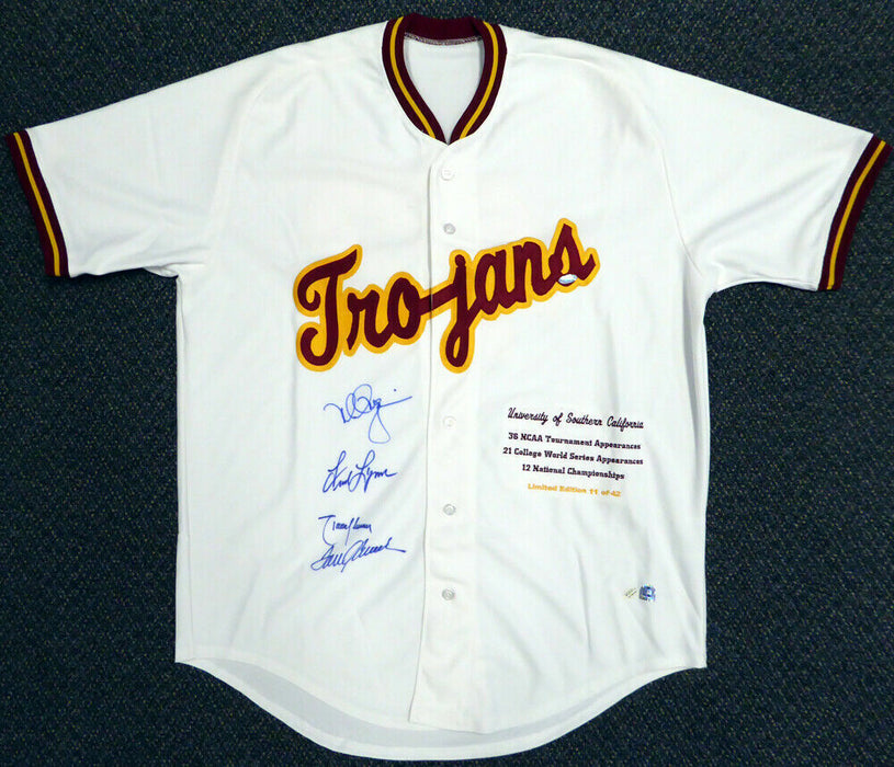 Tom Seaver Mark McGwire, Randy Johnson Signed USC Trojans Jersey Steiner COA