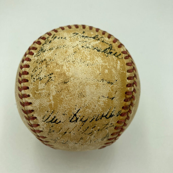 1939 New York Yankees World Series Champs Team Signed Baseball Joe Dimaggio