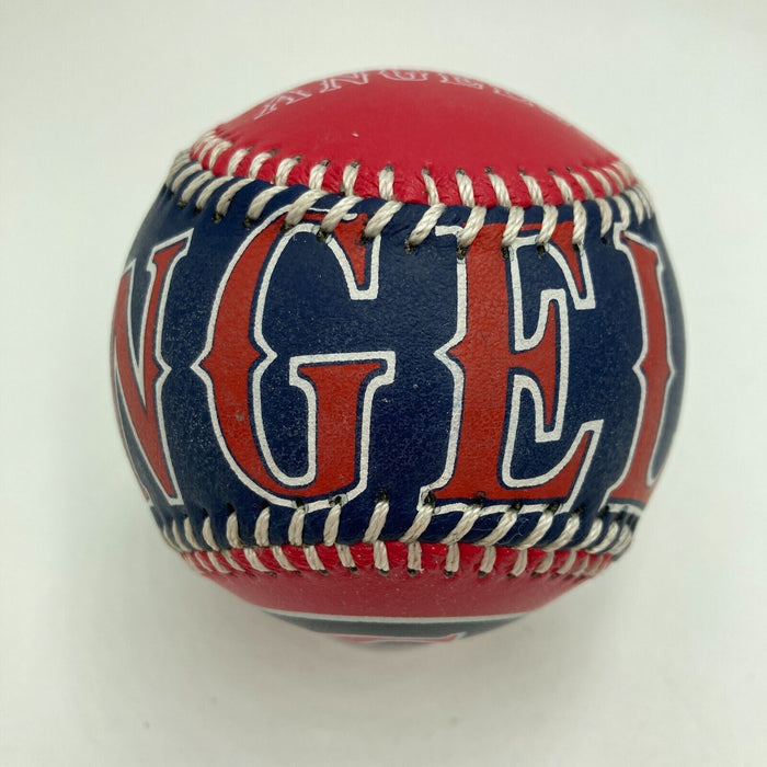 Nolan Ryan "7 No Hitters" Signed California Angels Spinneybeck Baseball JSA COA