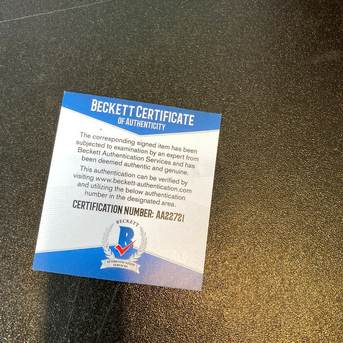 Rare Chick Hearn Single Signed Spalding Basketball Los Angeles Lakers Beckett