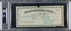 Johnny Evers Signed 1921 Chicago Cubs Payroll Check PSA DNA RARE