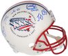 2001 New England Patriots Team Signed Helmet Tom Brady First Super Bowl Beckett