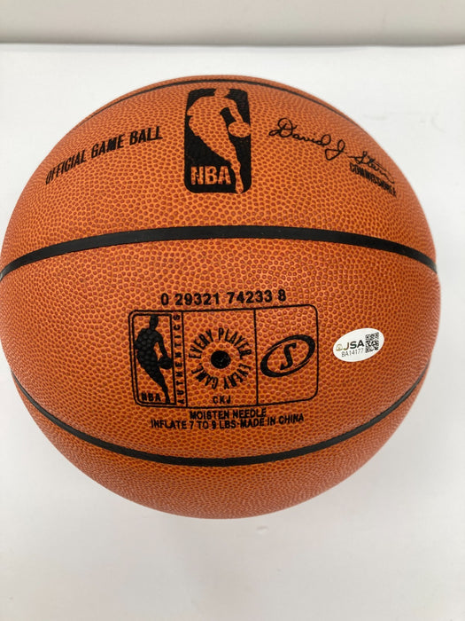 Michael Jordan Signed Spalding Official NBA Game Basketball JSA & Upper Deck COA