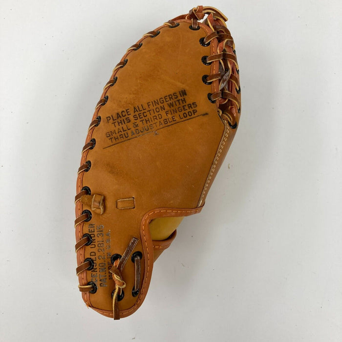 Stan Musial Signed 1940's Wilson Game Model Baseball Glove JSA COA