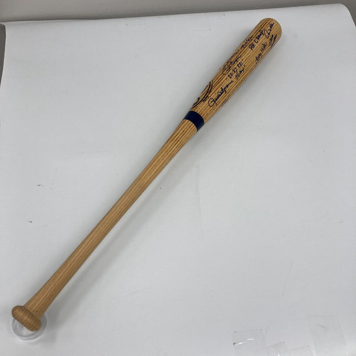 1982 Milwaukee Brewers AL Champs Team Signed Baseball Bat JSA COA