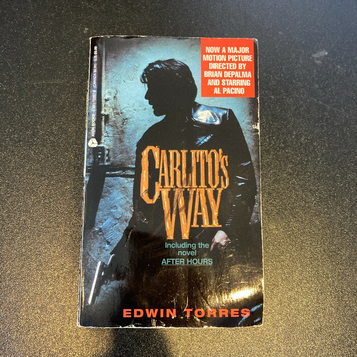 Al Pacino Signed Autographed Carlito's Way Book With JSA COA