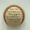 Joe Montana Signed Heavily Inscribed Career STAT Baseball Reggie Jackson COA
