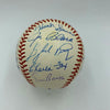 Willie Mays 70th Birthday Signed Baseball Hank Aaron Ernie Banks Stan Musial JSA