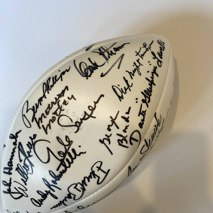 1991 Football Hall of Fame Enshrinement Signed Football 31 Sigs JSA COA