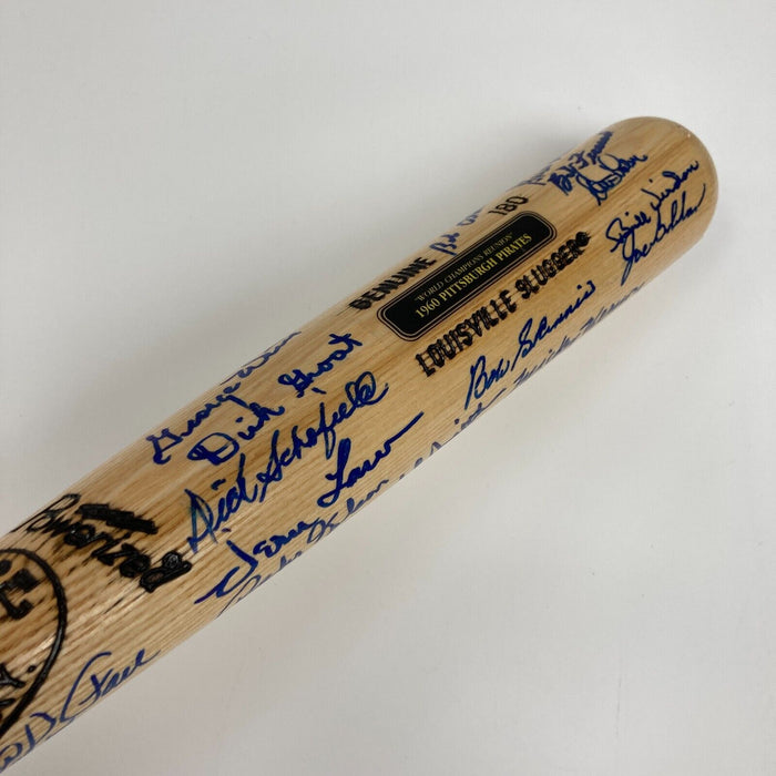 1960 Pittsburgh Pirates World Series Champs Team Signed Bat PSA DNA 10 GEM MINT