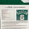 Bill Russell #6 Signed Mitchell & Ness 1962-63 Boston Celtics Jersey JSA COA