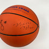 1997 Tim Duncan Rookie & John Wooden Award Winners Multi Signed Basketball PSA