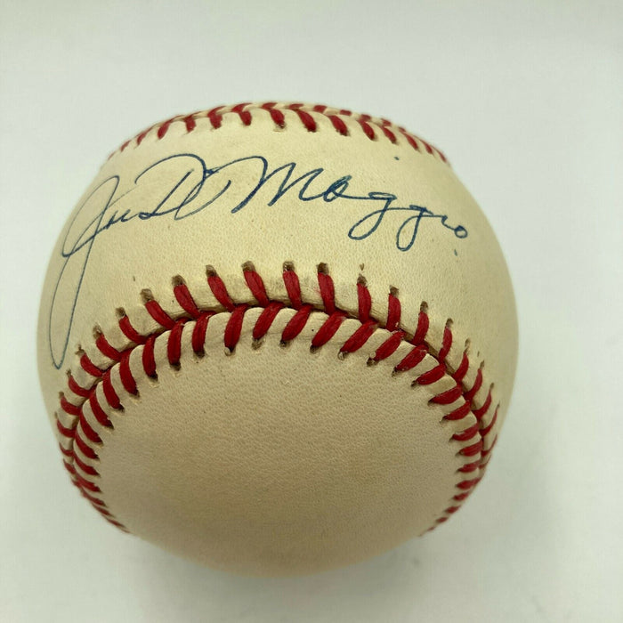 Beautiful Joe Dimaggio Signed American League Baseball With JSA COA