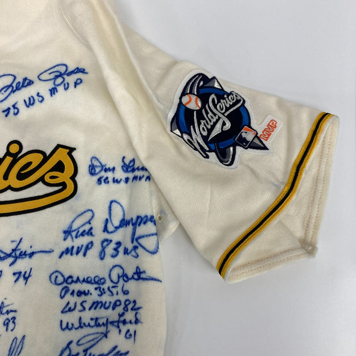 World Series MVP Winners Signed Inscribed Jersey 40 Signatures JSA COA