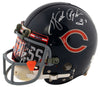 Walter Payton Signed Riddell Authentic Chicago Bears Full Size Helmet JSA COA