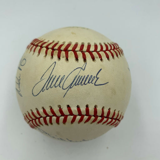 Tom Seaver Nolan Ryan Warren Spahn Early Wynn 300 Win Club Signed Baseball JSA