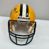 Bart Starr Brett Favre & Aaron Rodgers Signed Green Bay Packers Helmet Beckett
