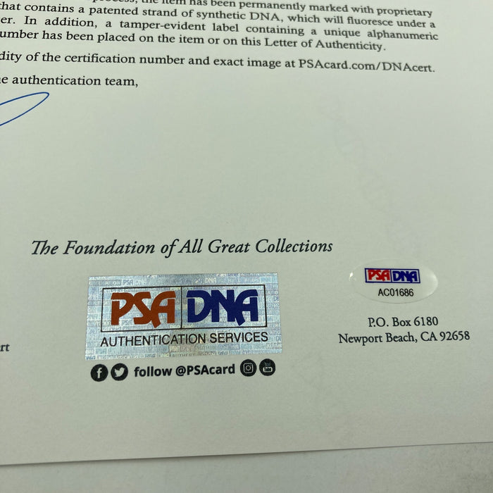 1994 All Star Game National League Team Signed Baseball Barry Bonds PSA DNA COA
