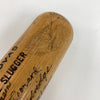Travis Jackson Ted Lyons Judy Johnson Hall Of Fame Signed Baseball Bat JSA COA