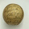 1937 Detroit Tigers Team Signed American League Baseball Hank Greenberg JSA COA