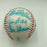 Willie Mays Leo Durocher 1987 Old Timer's Day HOF Multi Signed Baseball JSA COA