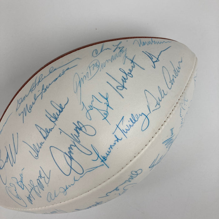 1972 Miami Dolphins Super Bowl Champs Team Signed Wilson Football 40+ Sigs JSA