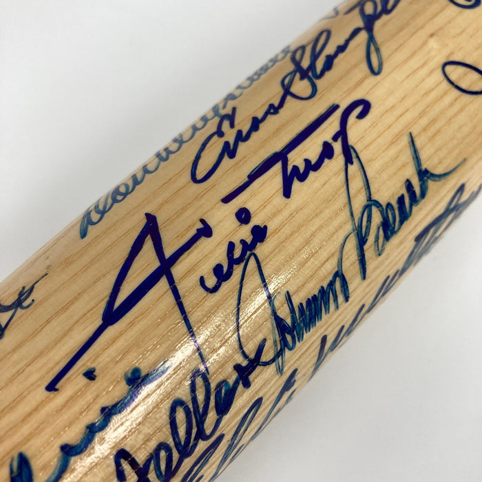 Hall Of Fame Multi Signed Bat Willie Mays Sandy Koufax Roy Campanella (43) PSA