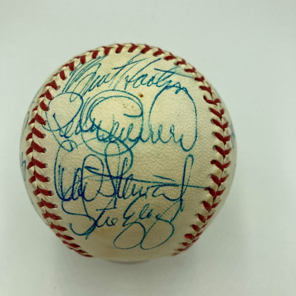 1981 Los Angeles Dodgers World Series Champs Team Signed Baseball JSA COA