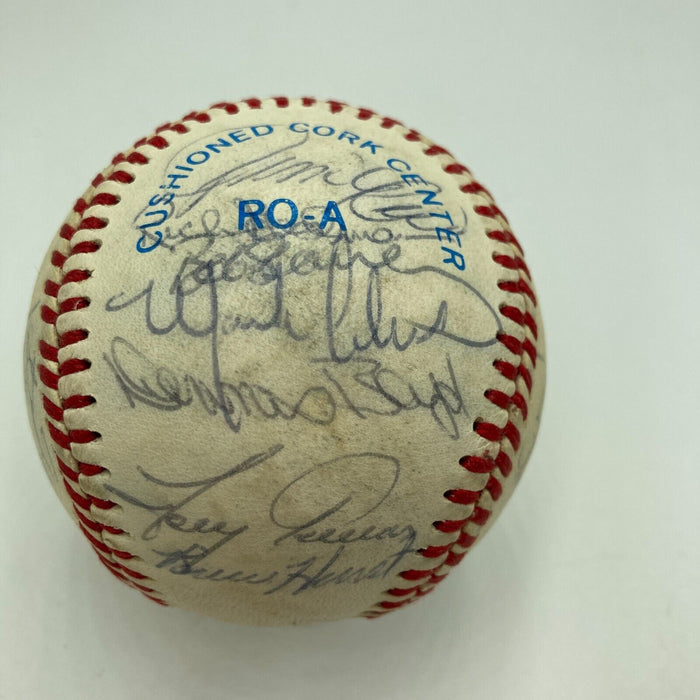 1982 Boston Red Sox Team Signed American League Baseball Wade Boggs