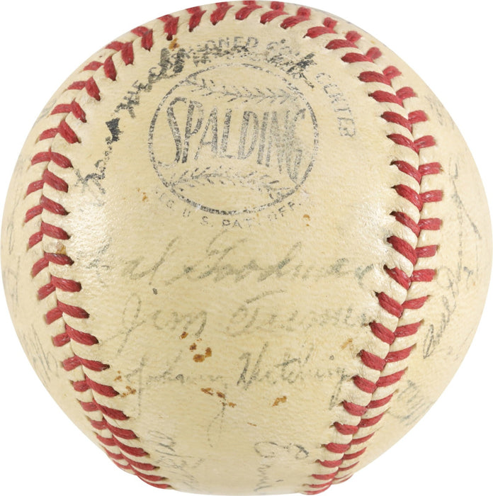 1940 Cincinnati Reds World Series Champs Team Signed Baseball PSA DNA COA