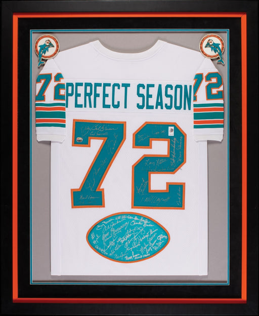 1972 Miami Dolphins Super Bowl Champs Perfect Season Team Signed Jersey Beckett