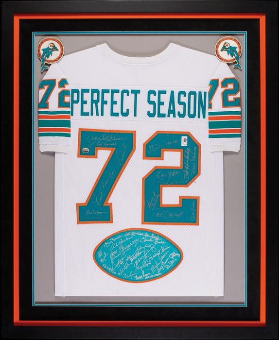 1972 Miami Dolphins Super Bowl Champs Perfect Season Team Signed Jersey Beckett