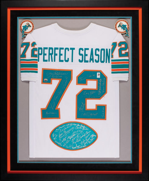 1972 Miami Dolphins Super Bowl Champs Perfect Season Team Signed Jersey Beckett