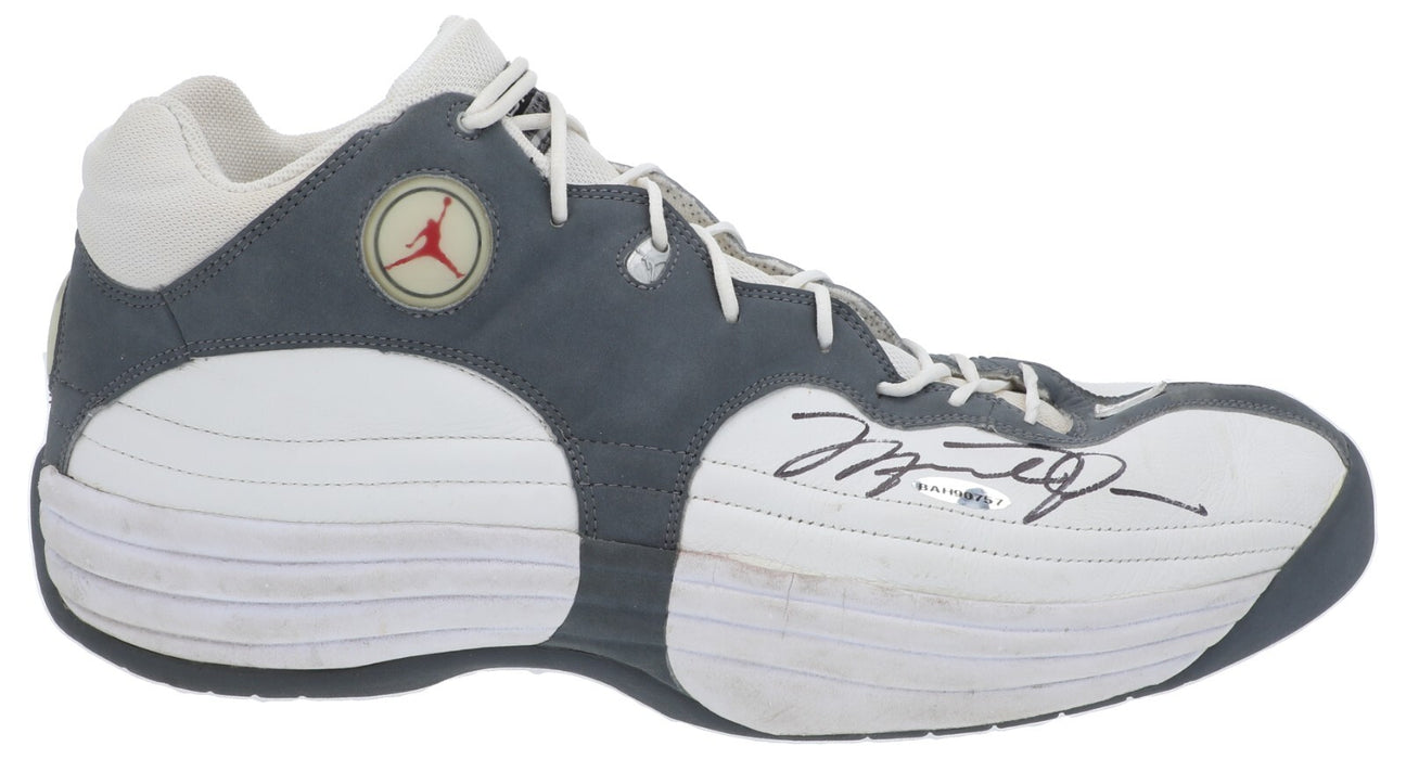 Michael Jordan Dual-Signed Nike Air Jordan Team 1 Sneakers UDA Upper Deck & PSA