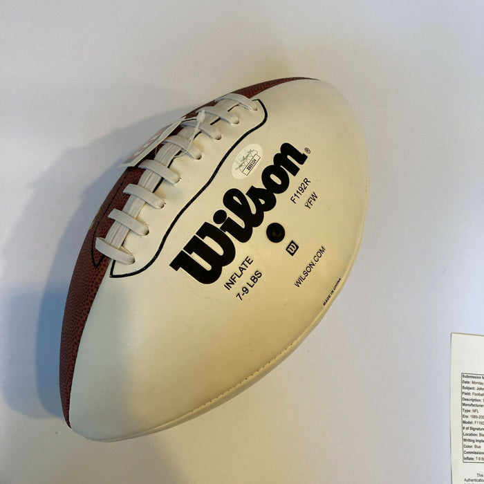 John Madden Signed Autographed Official Wilson NFL Football JSA COA