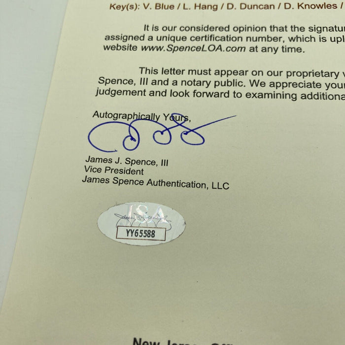 1972 Oakland A's Athletics World Series Champs Team Signed Baseball JSA COA