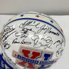 Beautiful Super Bowl MVP's Signed Helmet 40 Sigs With Tom Brady JSA COA
