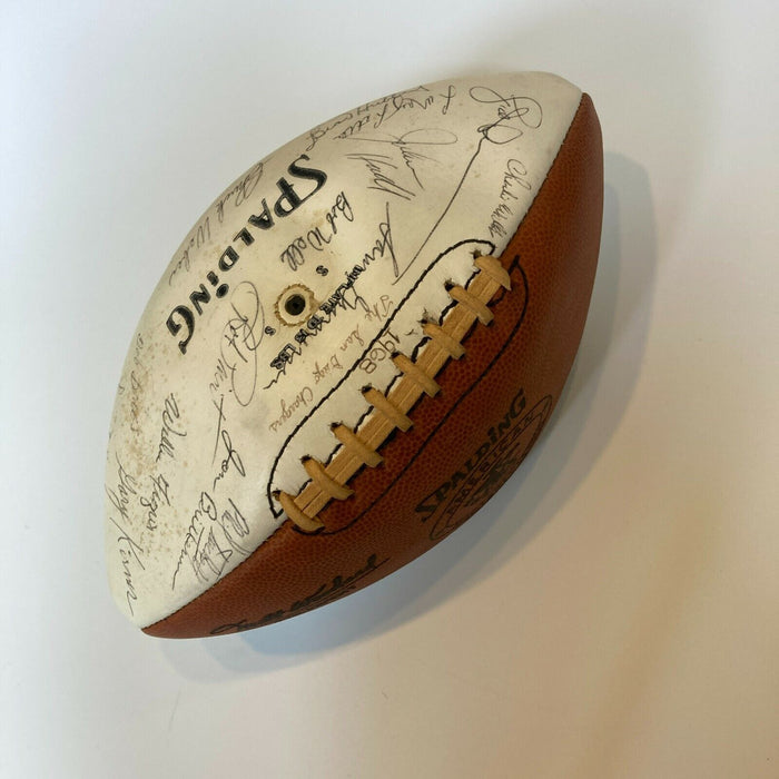 1968 San Diego Chargers Team Signed Vintage Spalding Football