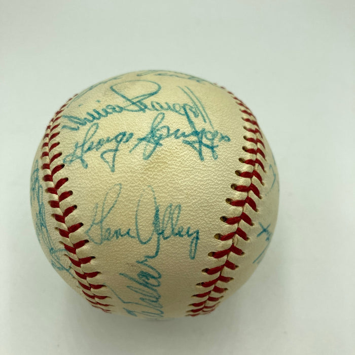 Nice 1967 Pittsburgh Pirates Team Signed National League Baseball JSA COA