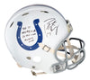 Peyton Manning Signed Indianapolis Colts Denver Broncos STAT Helmet Fanatics